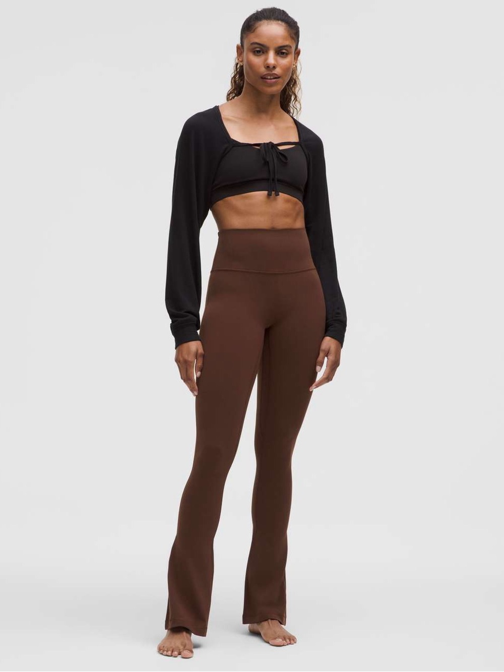 Lululemon Align High Rise Mini Flare Pant Brown size 4